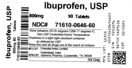 Bottle Label 800 mg