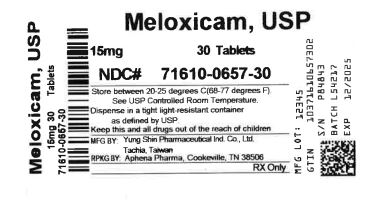 Bottle Label 15 mg
