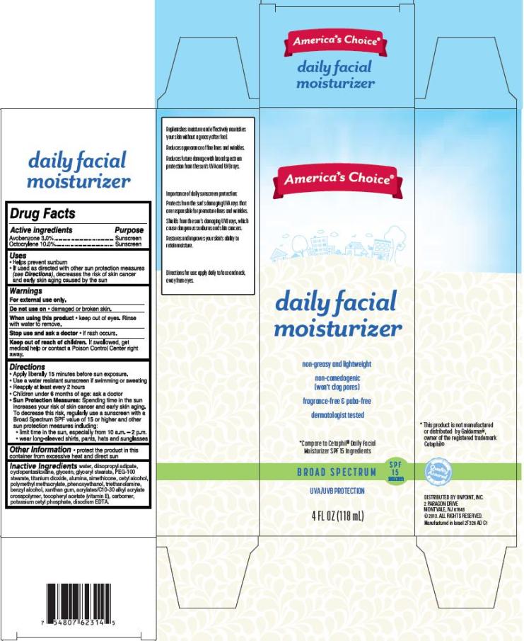 Daily Facial Moisturizer Broad Spectrum Spf15 Sunscreen | Avobenzone, Octocrylene Cream while Breastfeeding