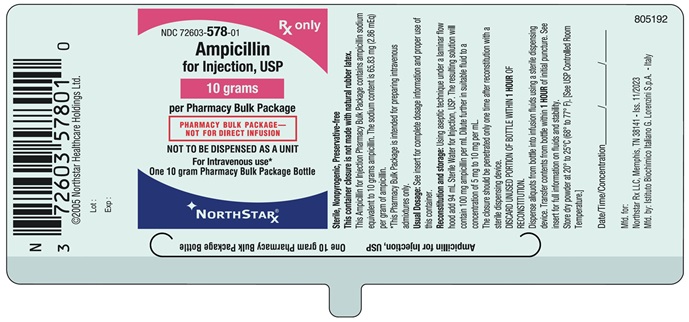 Ampicillin - 10g Pharmacy Bulk Bottle