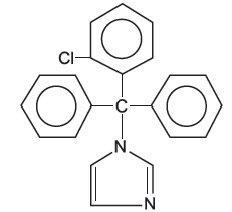 clotrimazole cream USP structural formula