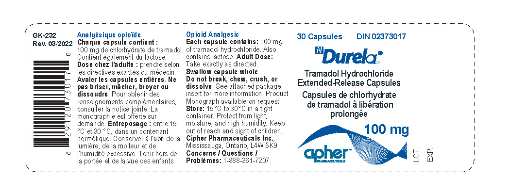 Durela 100 mg_30 caps