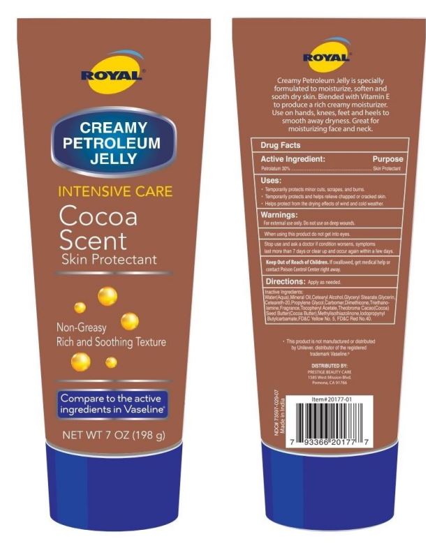 Royal Creamy Petroleum Jelly Cocoa Scent