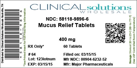 Is Mucus Relief | Guaifenesin Tablet safe while breastfeeding