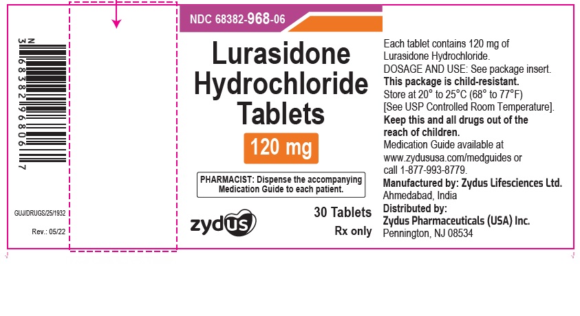 Lurasidone hydrochloride tablets