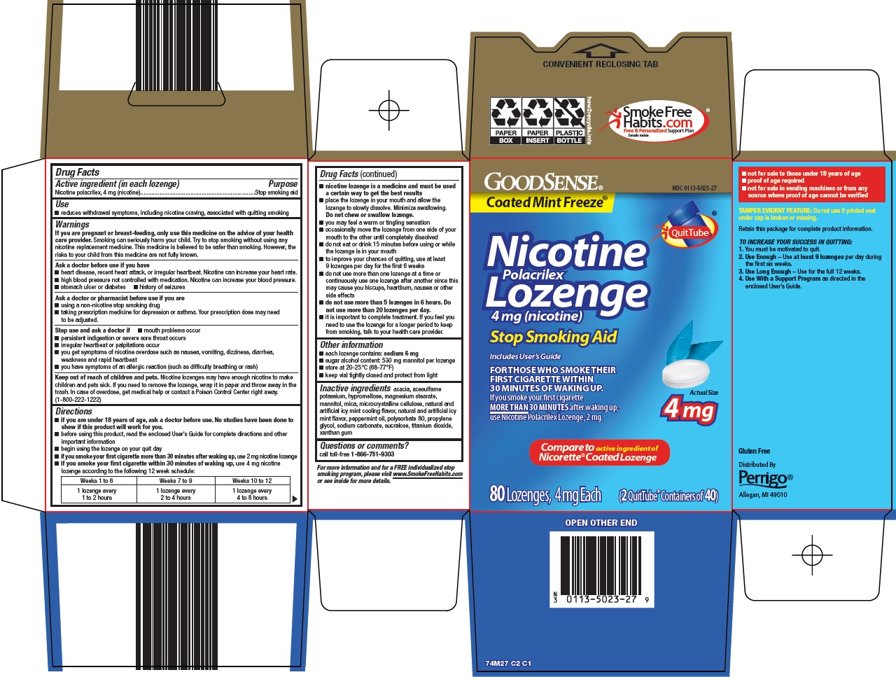 Nicotine Lozenge Carton