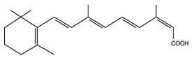 Isotretinoin Structure Formula