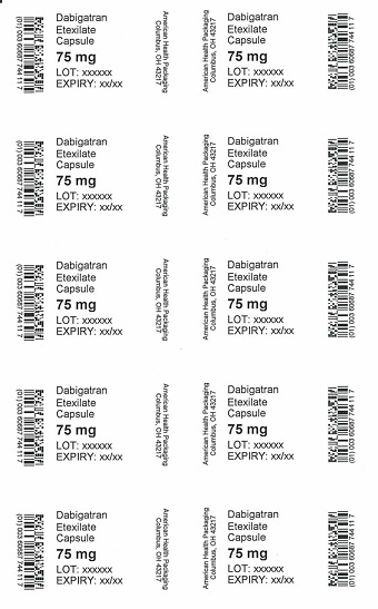 75 mg Dabigatran Etexilate Capsules Blister