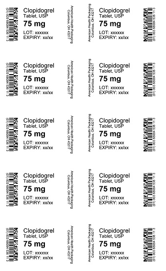 75 mg Clopidogrel Tablet Blister