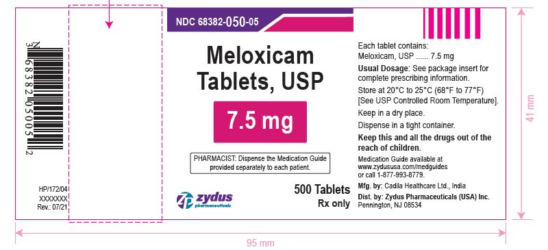 Meloxicam Tablets, 7.5 mg