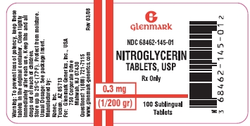 Nitroglycerin 0.3mg Label