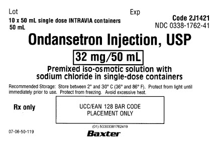 Ondansetron Carton Label - NDC 0338-1762-41