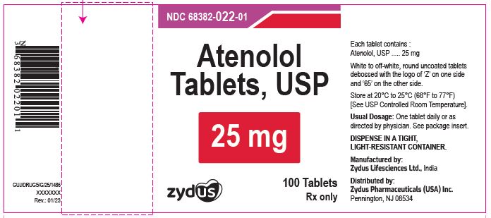 Atenolol Tablets, 25 mg