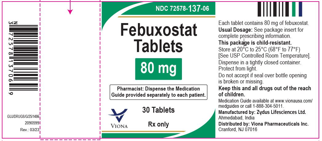 Febuxostat, 80 mg