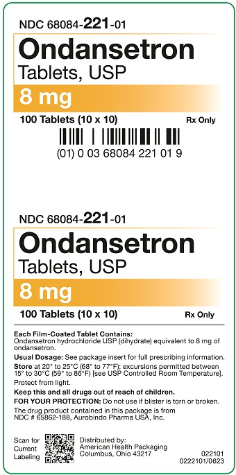 8 mg Ondansetron Tablets Carton