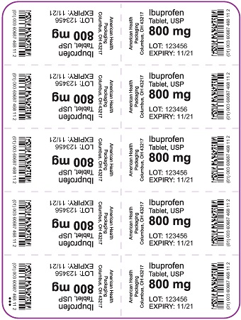 800 mg Ibuprofen Tablet Blister