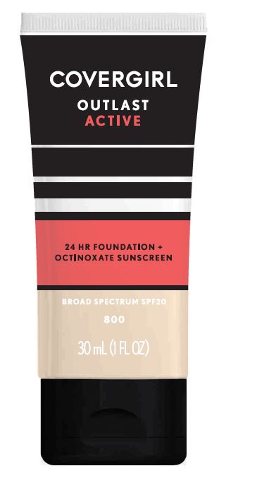 Covergirl Outlast Active Foundation Spf 20 | Octinoxate Liquid while Breastfeeding