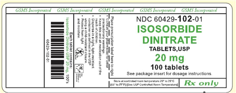 Label Graphic -  20 mg
