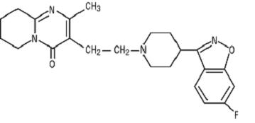 Structural Formula for risperidone