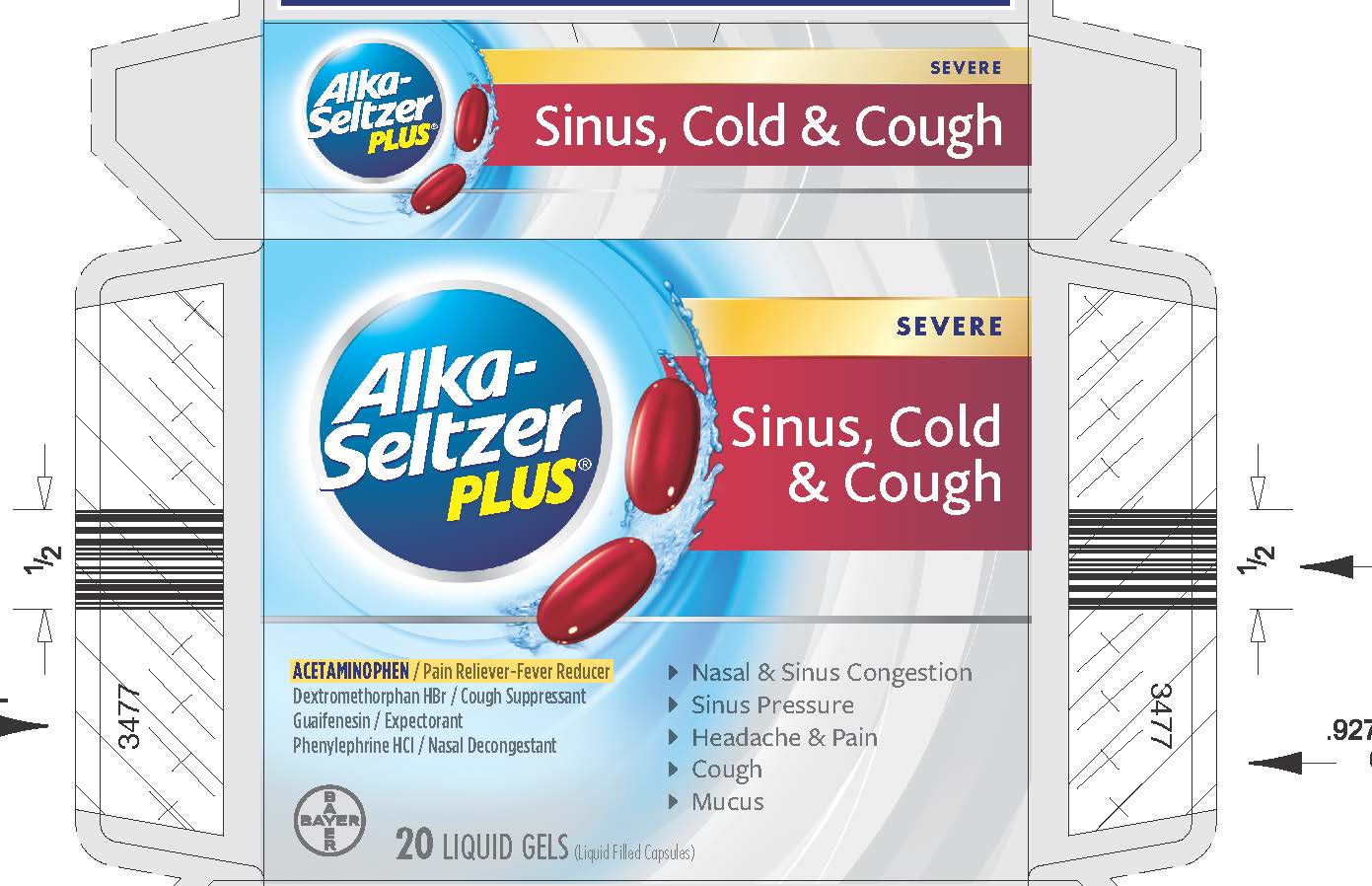 Alka-seltzer Plus Severe Sinus Cold And Cough Liquid Gels Breastfeeding