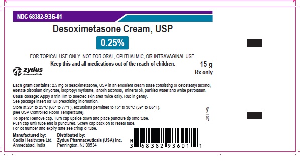 Desoximetasone Cream USP, 0.25%