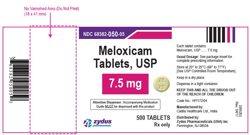 Meloxicam Tablets, 7.5 mg