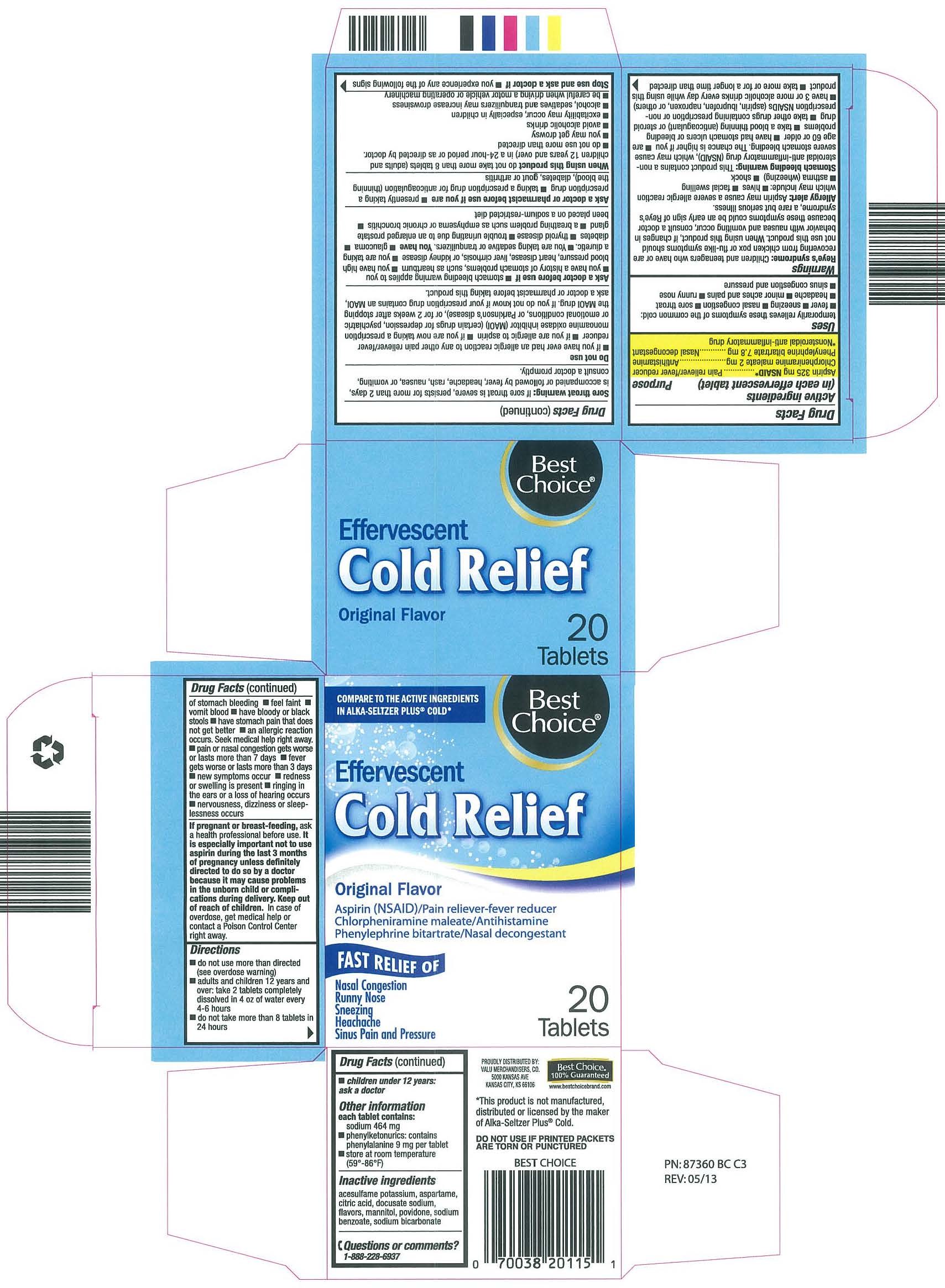 Best Choice Cold 20ct