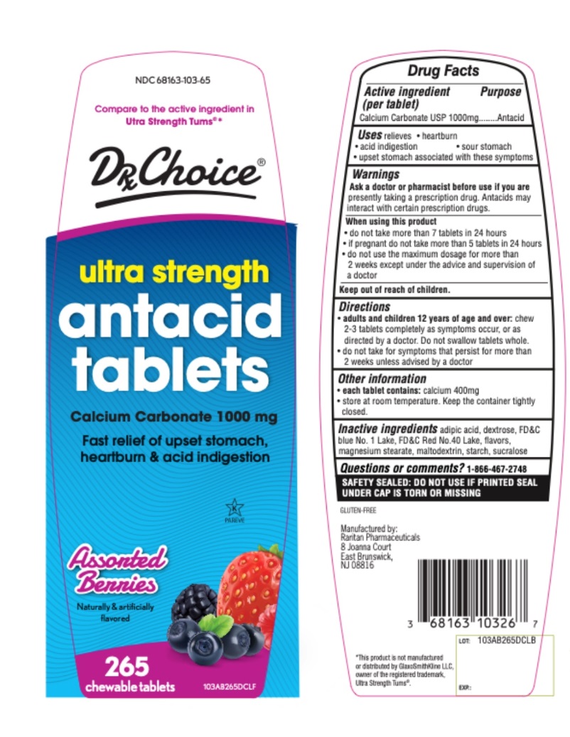 DRx Choice Ultra Strength Antacid Tablets Calcium Carbonate 265 CT