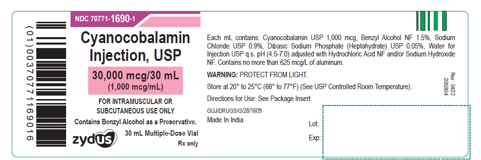30 mL vial label