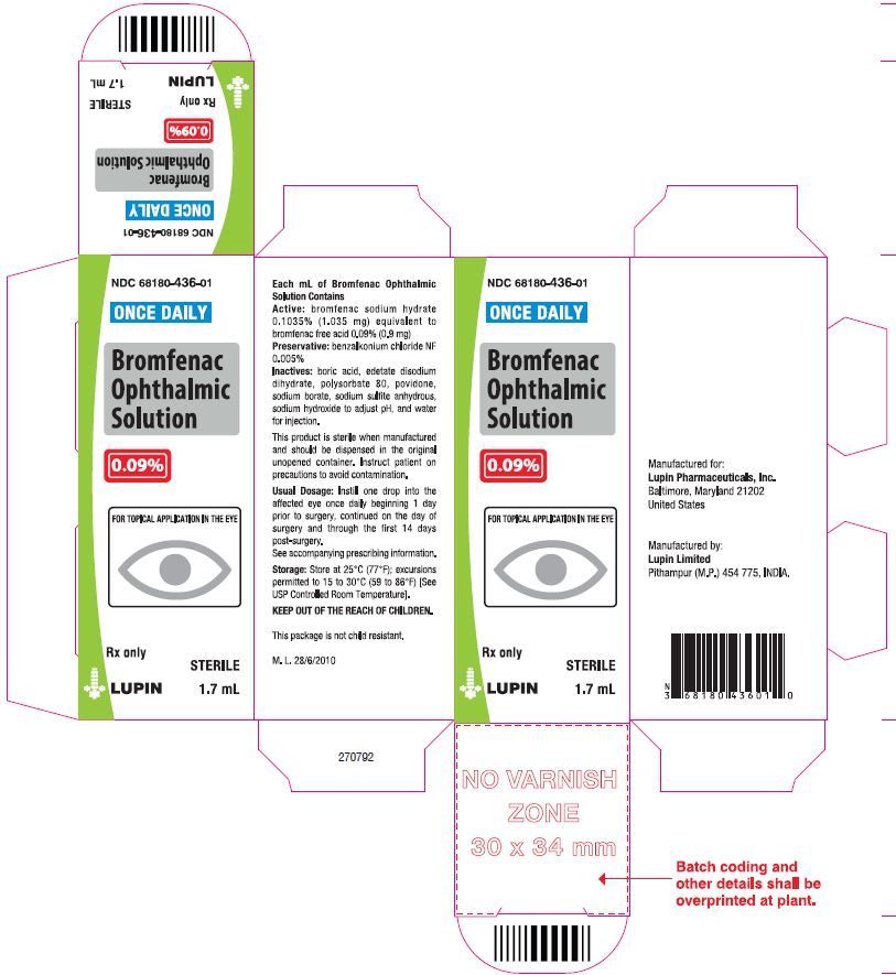 Bromfenac Ophthalmic Solution 1.7 mL-Carton Label