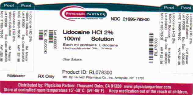 Lidocaine HCl 2%