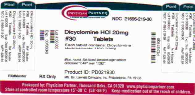 Dicyclomine HCl 20mg