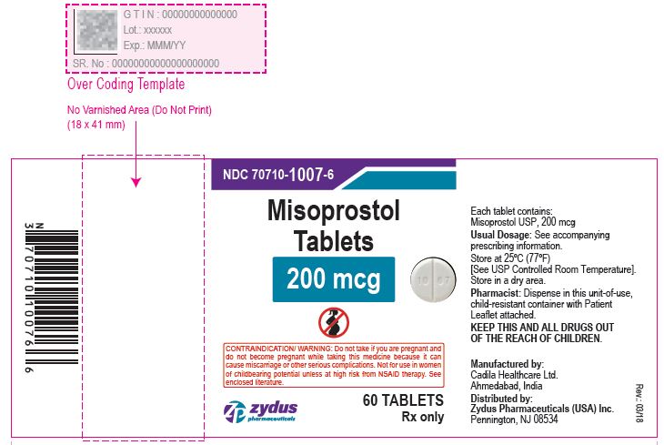 Misoprostol tablets