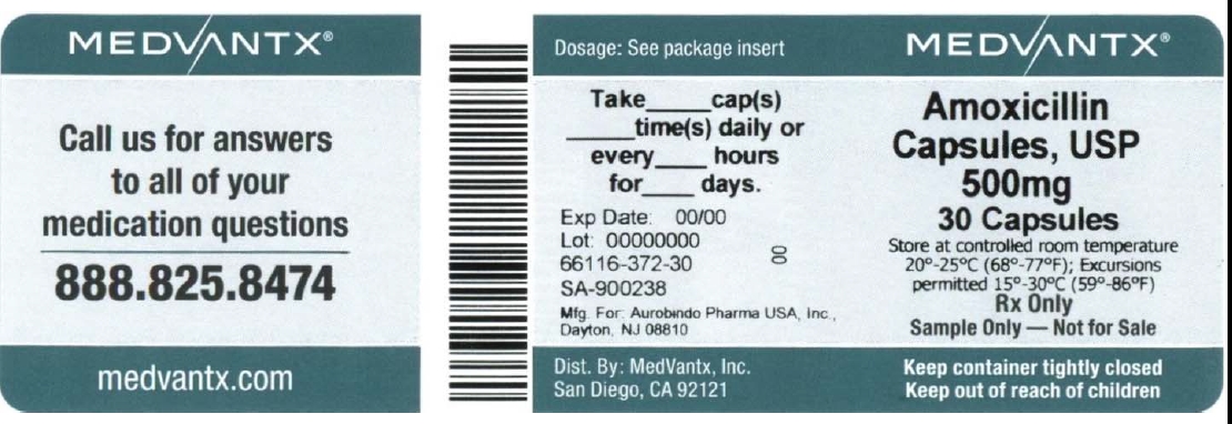 Amoxicillin USP 500mg capsules #30