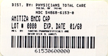 image of 8 mcg package label