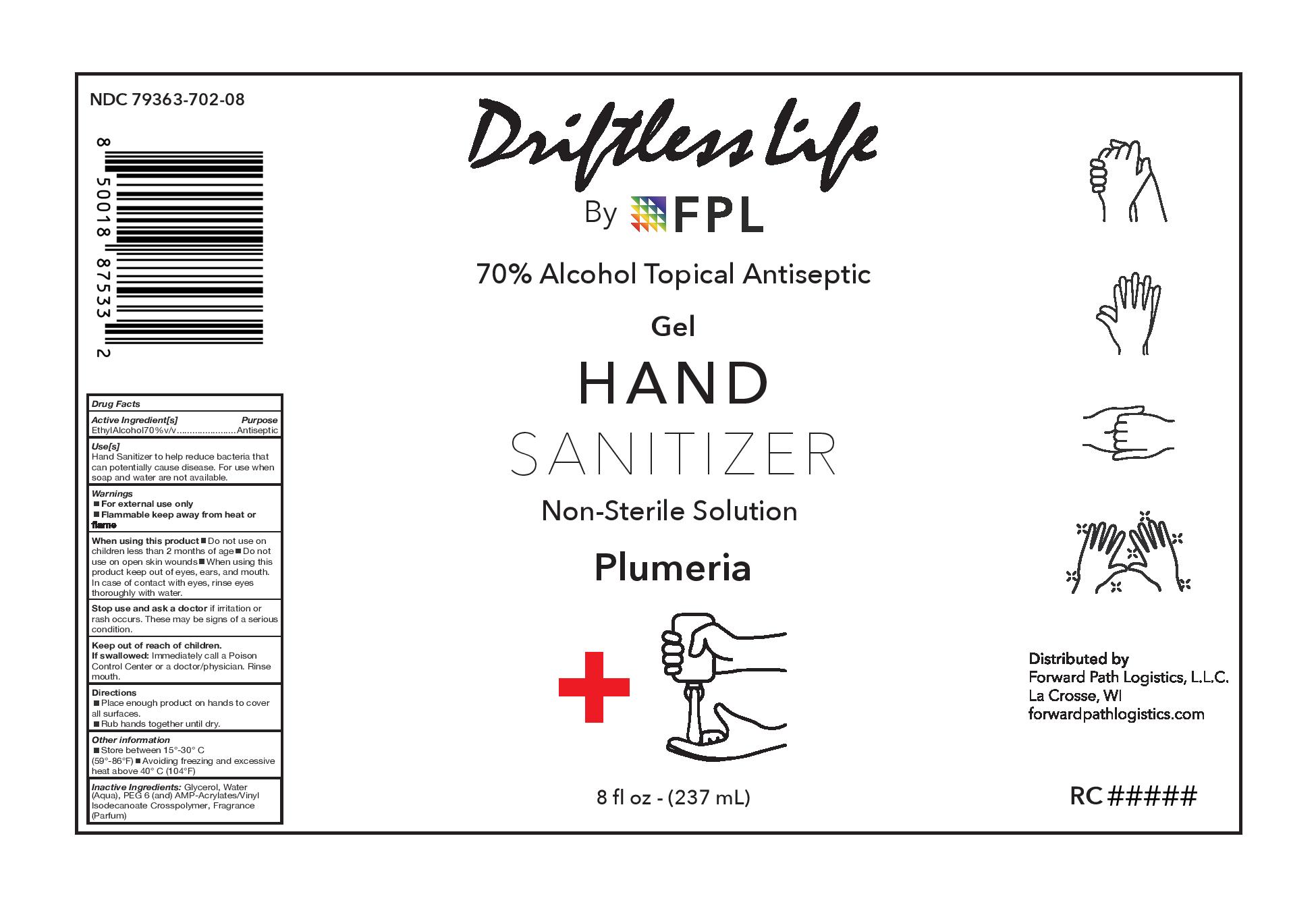 8 oz DriftlessLife 70% Plumeria