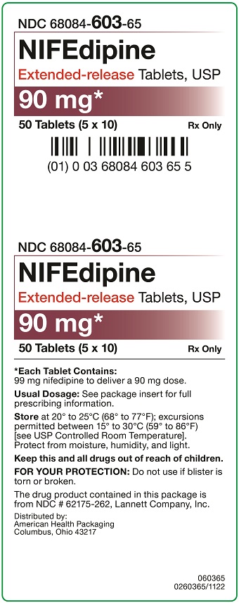 90 mg NIFEdipine Extended-release Tablets Carton-50 UD