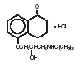 Levobunolol Hydrochloride (Structural formula)