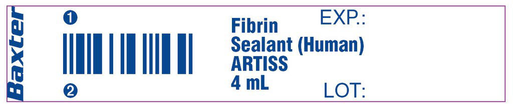 ARTISS 4 mL Syringe label