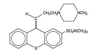 Thiothixene Structural Formula