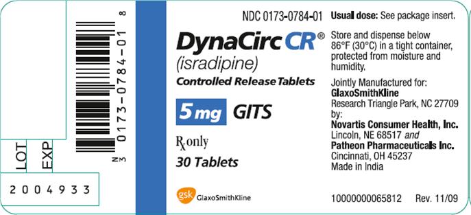 DYNACIRC CR Label Image - 5mg