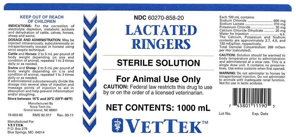 Lactated Ringers Product Label