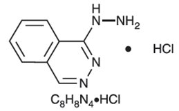 hydralazine hydrochloride structural formula