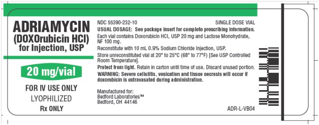 Adriamycin (DOXOrubicin HCl) for Injection, USP 20mg/vial