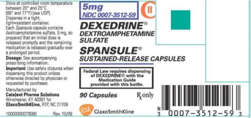 5 mg, 90-capsule bottle label