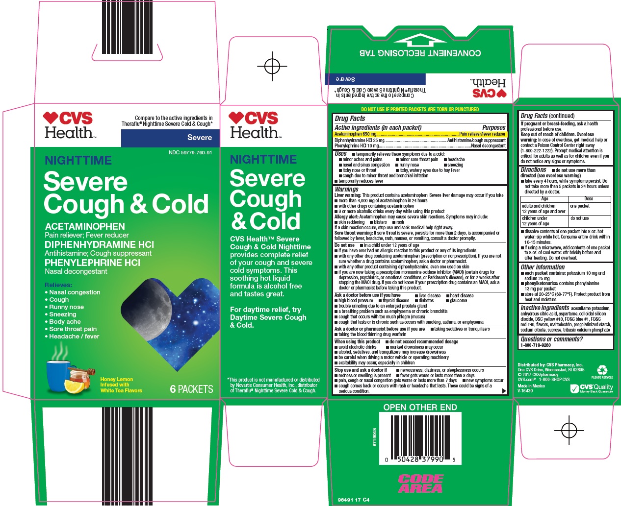 Severe Cough & Cold Carton