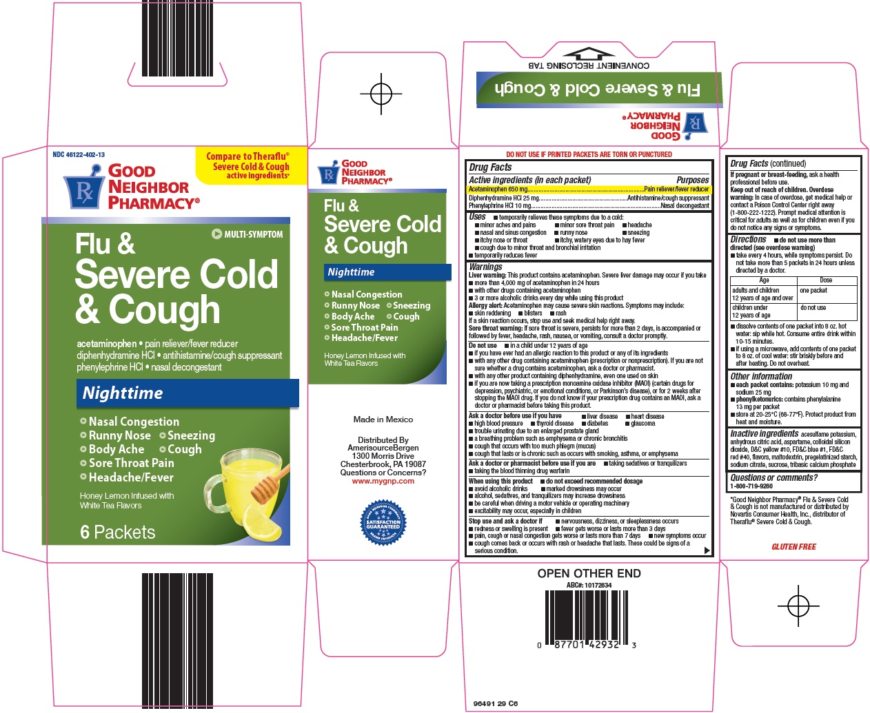 Good Neighbor Pharmacy Flu And Severe Cold And Cough Breastfeeding