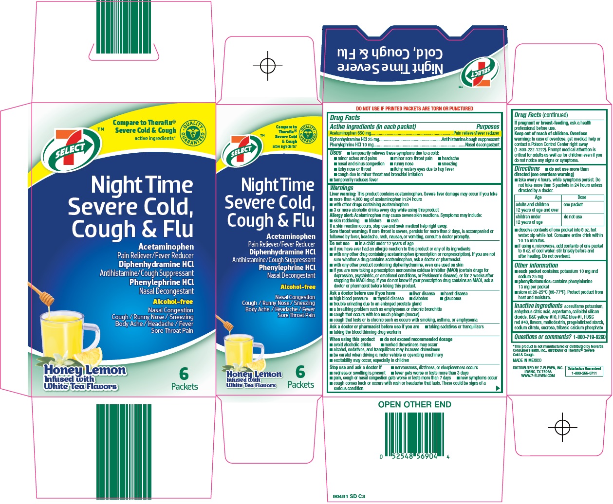 Night Time Severe Cold, Cough & Flu Carton