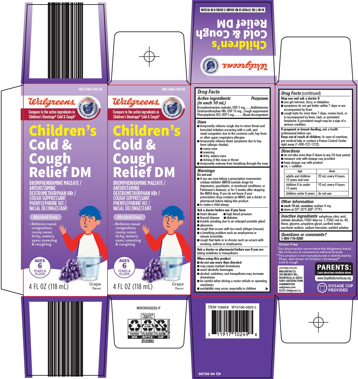 Children's Cold & Cough Relief DM Carton