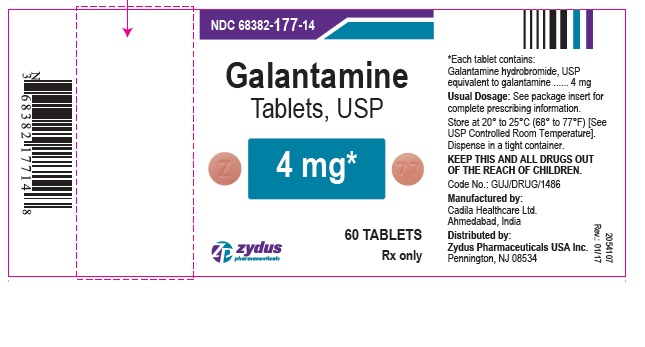 galantamine tablets USP, 4mg